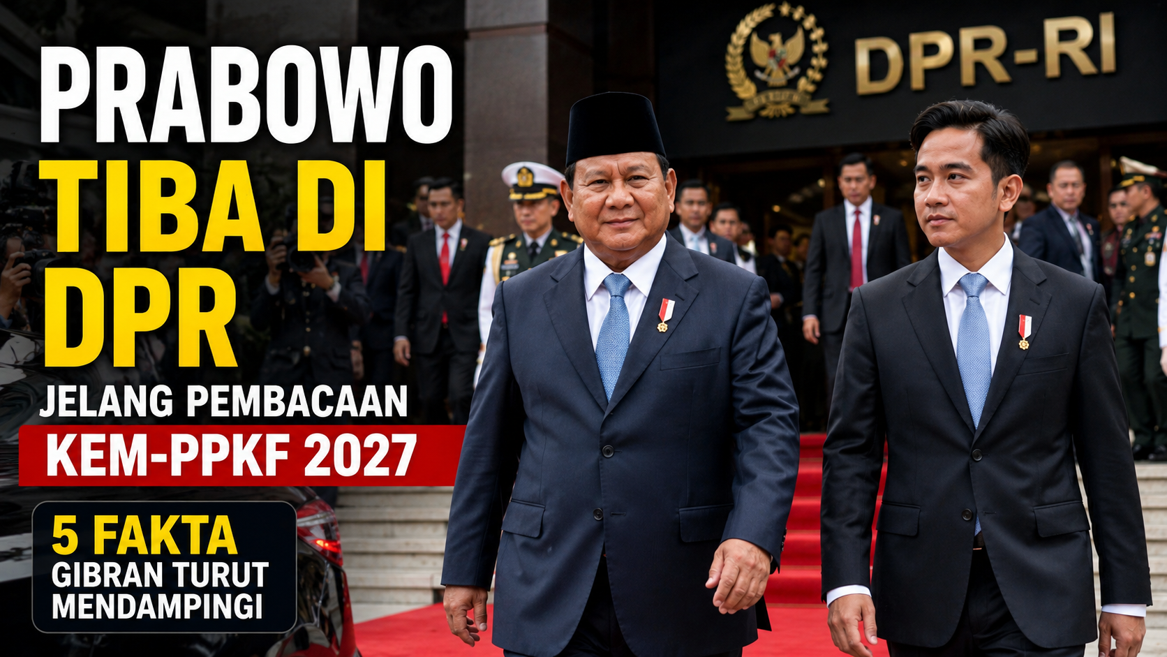 Prabowo tiba di DPR